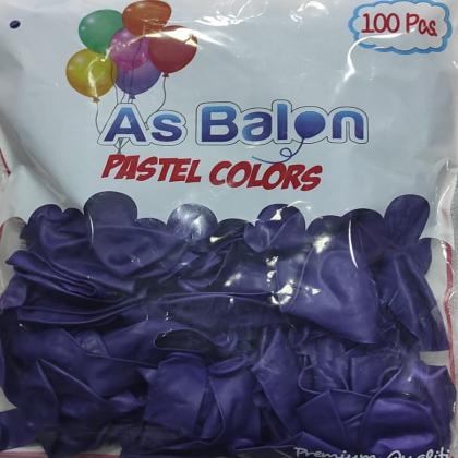 toptan-as-balon-pastel-mor-menekse-12-inc-100-lu