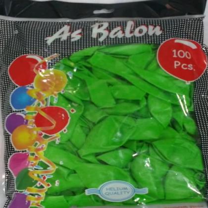 toptan as balon pastel açık yeşil 12 inç 100 lü